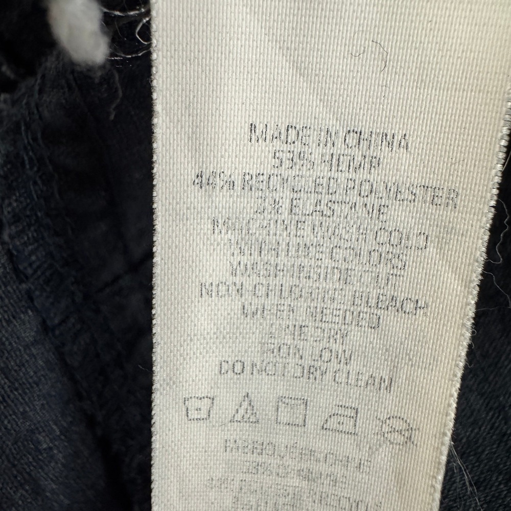 Prana Women's Jogger Pants Medium Blue Hemp Blend Elastic Waist Pockets Casual - Picture 6 of 8